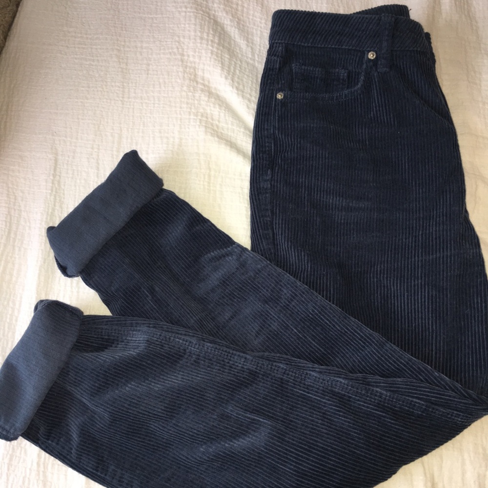 Urban Outfitters BDG dark blue corduroy pants